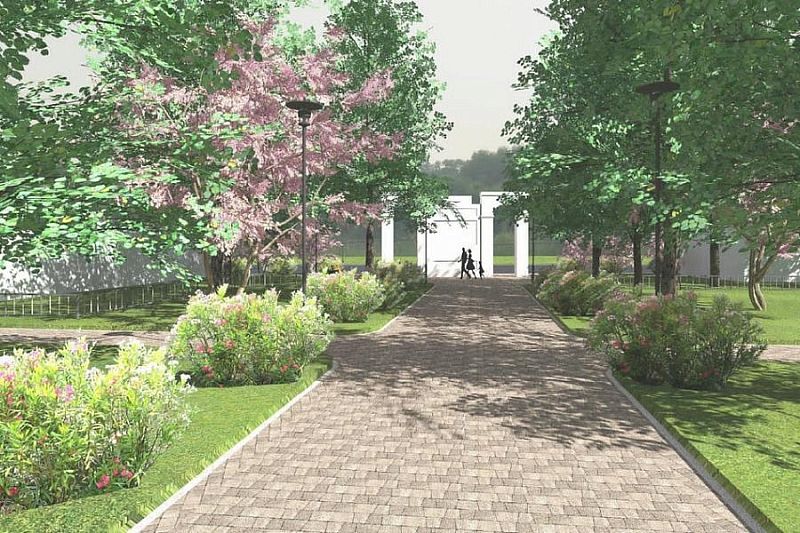 Парк в Тбилисском районе реконструируют по нацпроекту в 2023 году