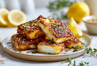 Чем посыпать жареный сыр перед подачей — кроме тимьяна и масла