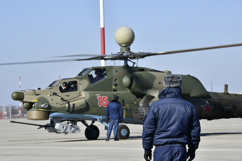 По факту крушения военного вертолета Ми-28Н в Краснодарском крае возбуждено уголовное дело