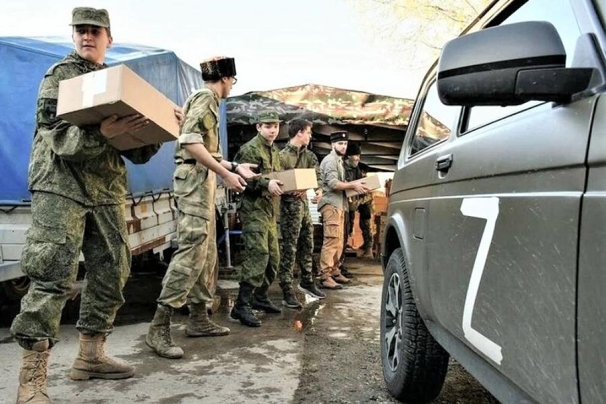 Казаки Кубанского казачьего войска за три недели отправили в зону СВО более 300 тонн гуманитарной помощи