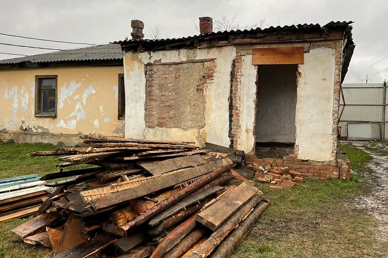 Стартовали противоаварийные работы в здании Штаба Добровольческой армии генерала Корнилова в Краснодаре