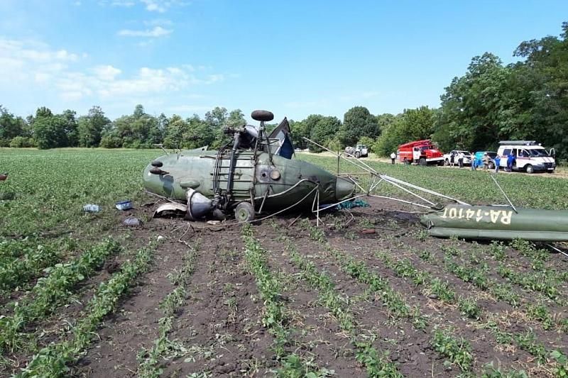 СК России займется проверкой гибели пилота при жесткой посадке Ми-2 в Краснодарском крае