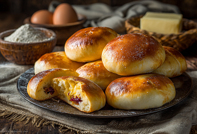 Пеку настоящие пирожки из ресторана – идеальное тесто, а начинка любая на ваш выбор