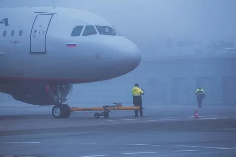 В аэропорту Краснодара из-за тумана задержаны два рейса
