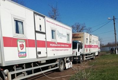 Мобильный комплекс диспансеризации работает в Крымском районе