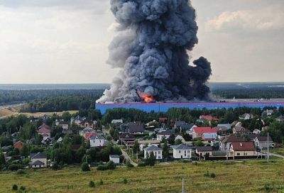 СК возбудил дело из-за крупного пожара на складе Ozon в Подмосковье