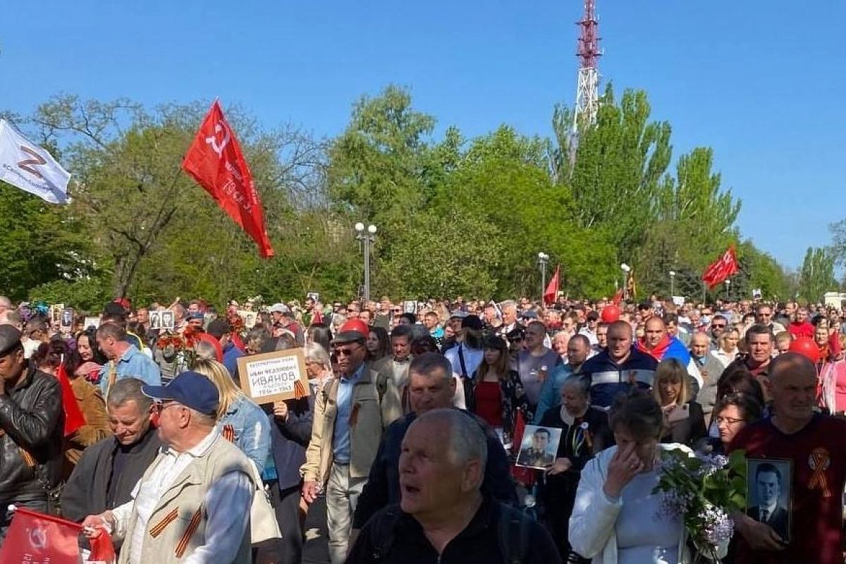 Впервые в истории Херсона в городе прошел «Бессмертный полк»