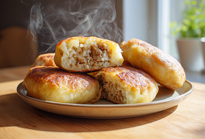 Постные пирожки с картошкой и квашеной капустой: пышные, мягкие и очень вкусные