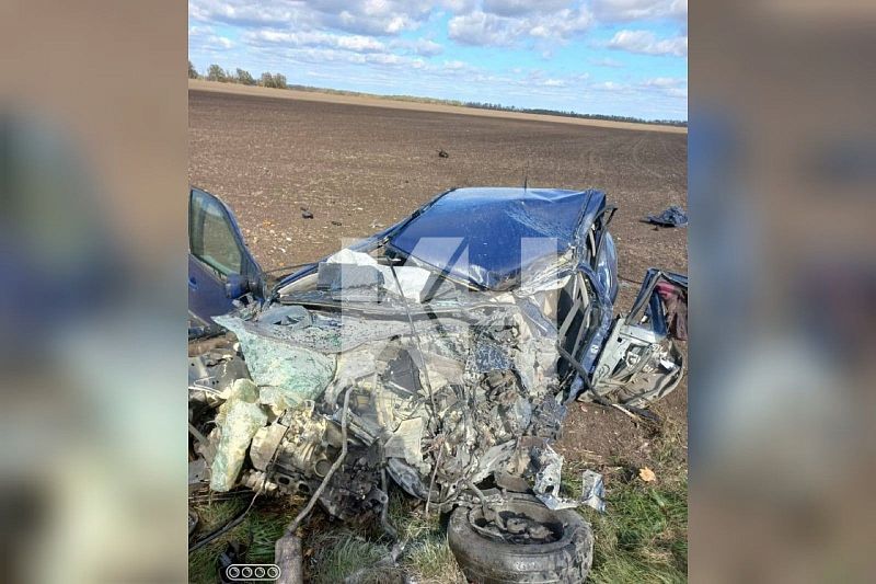 В Краснодарском крае в жестком ДТП с грузовиком погиб водитель легковушки