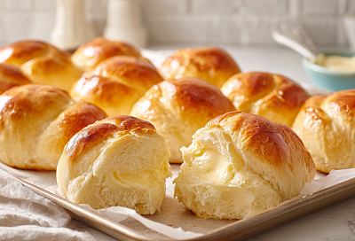 Секрет пышных булочек с заварным кремом – мягкие как пух даже на третий день и с глянцевой корочкой
