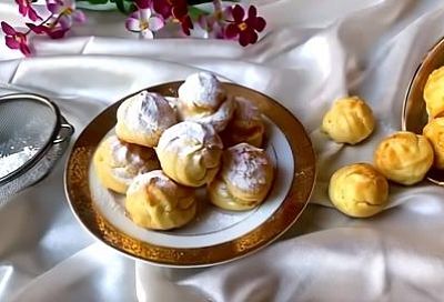 Воздушные профитроли: секрет идеального заварного теста и нежным кремом