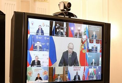 Вениамин Кондратьев принял участие в селекторном совещании Владимира Путина о мерах поддержки регионов