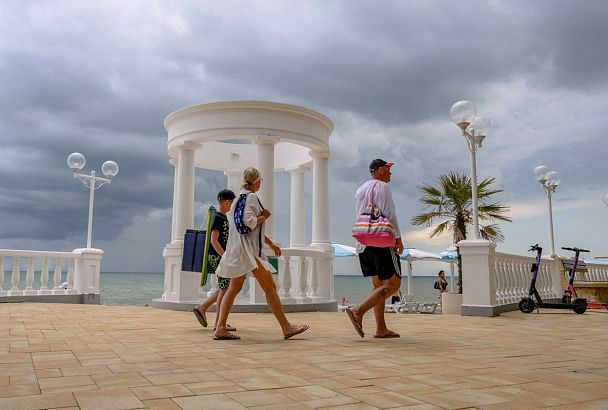 Температура Черного моря на всех курортах Краснодарского края сравнялась
