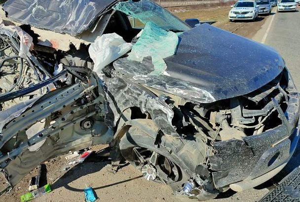  В Адыгее в ДТП с грузовиком погиб водитель легковушки