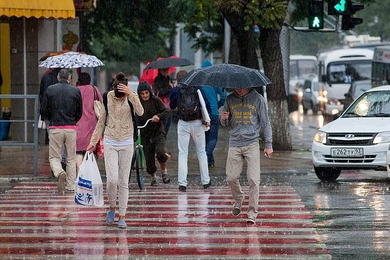 В Краснодаре 22 июля ожидается сильный дождь с грозой и градом