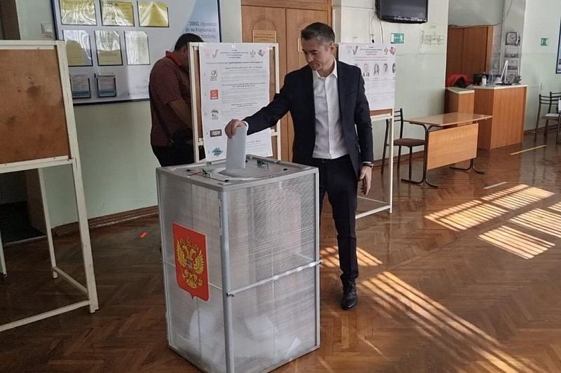Вице-губернатор Кубани Александр Руппель принял участие в выборах