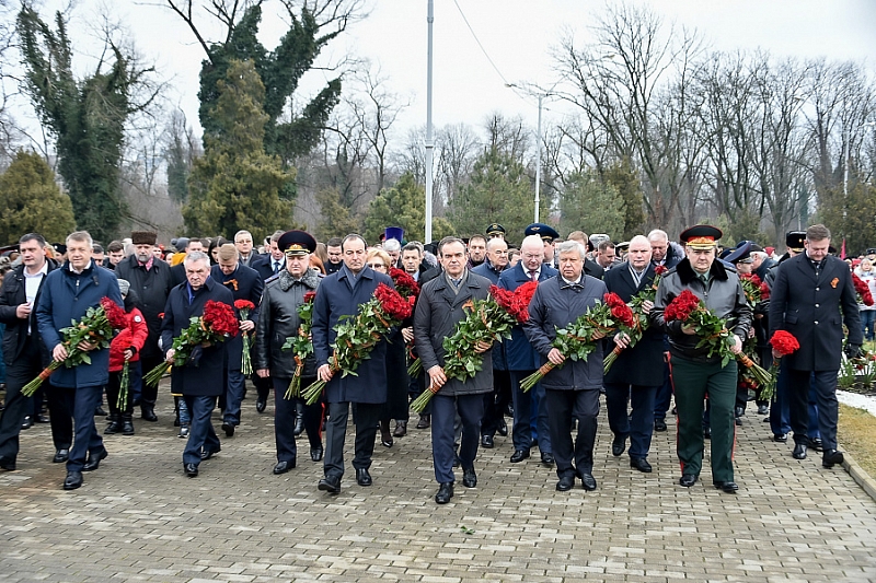 23 февраля в Краснодаре почтили память воинов Великой Отечественной войны