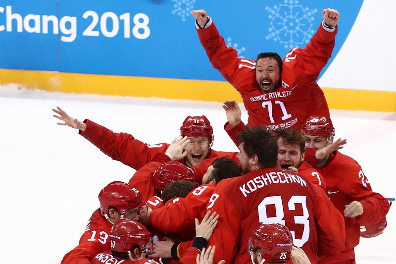 Сборная России по хоккею впервые с 1992 года выиграла золото Олимпийских игр