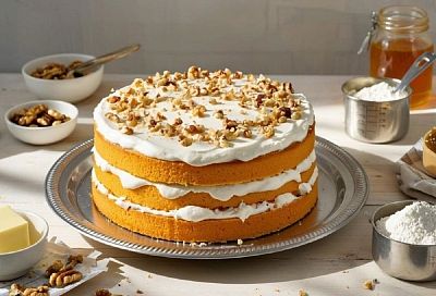 «Ленивый» медовик - торт, для которого не надо выпекать коржи 