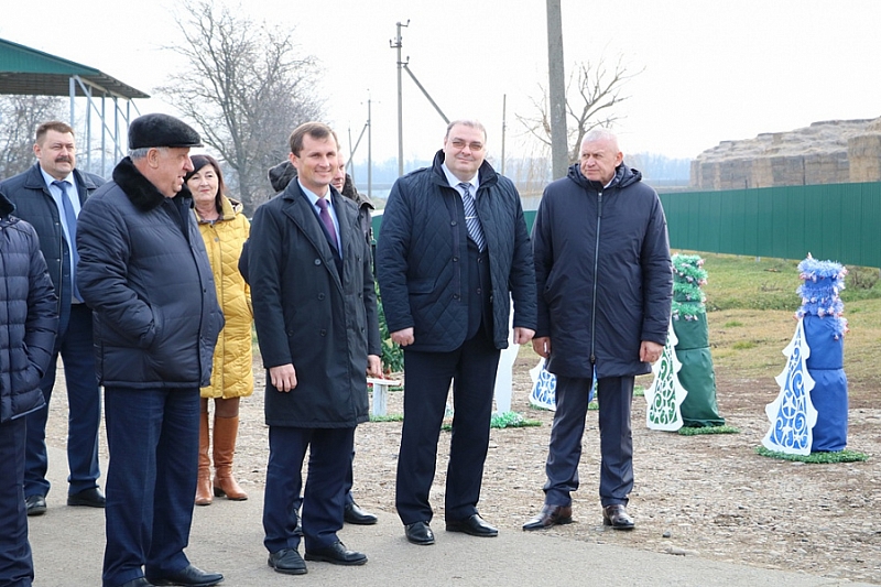 В Новокубанском районе открыли новый животноводческий комплекс