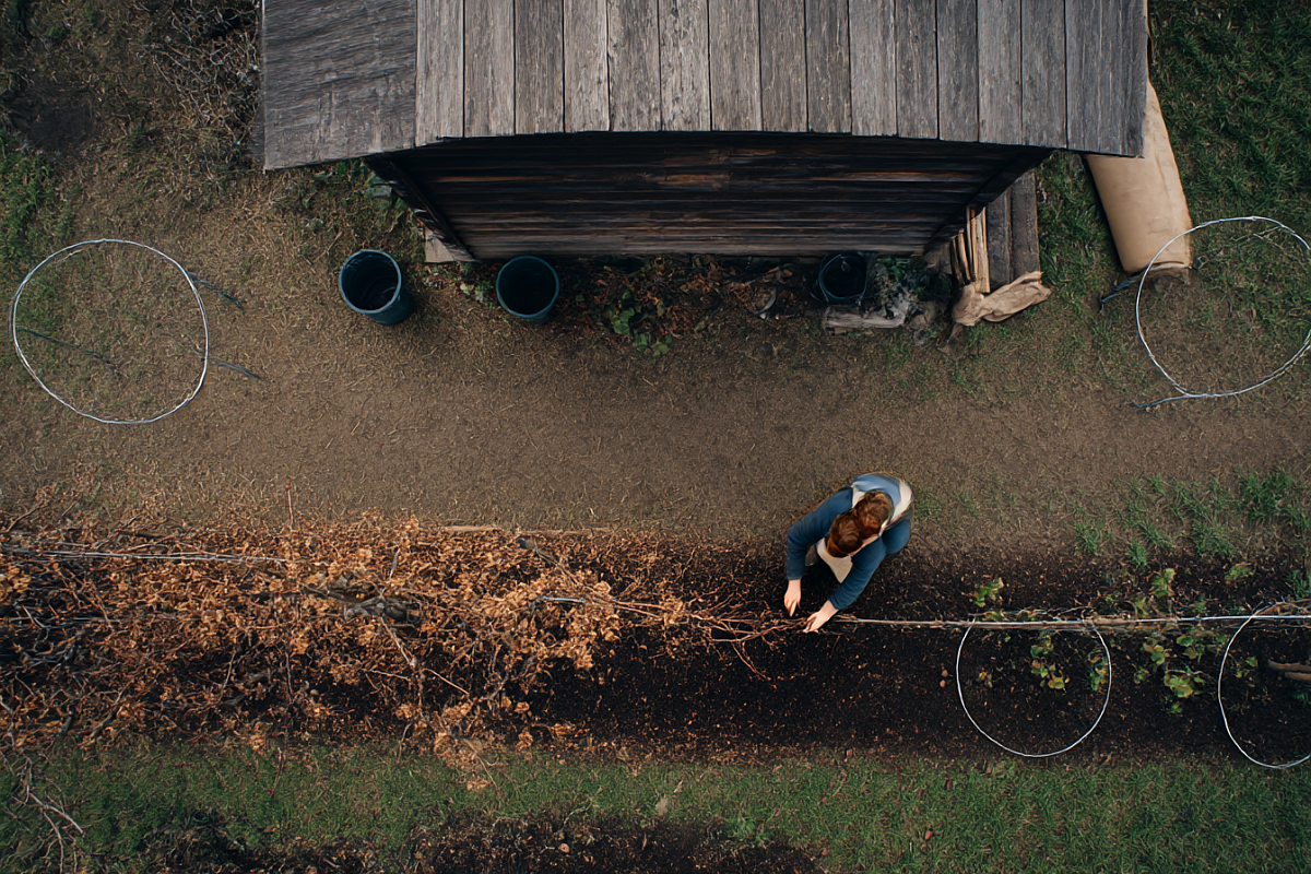 Как укрыть сад на зиму в середине ноября