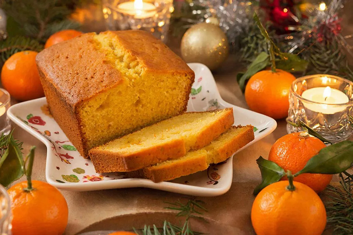 Апельсиновый кекс: вкус Нового года в каждом кусочке