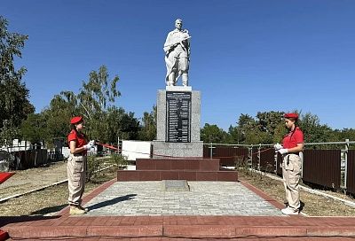 Памятник погибшим в Великой Отечественной войне отреставрировали в Северском районе
