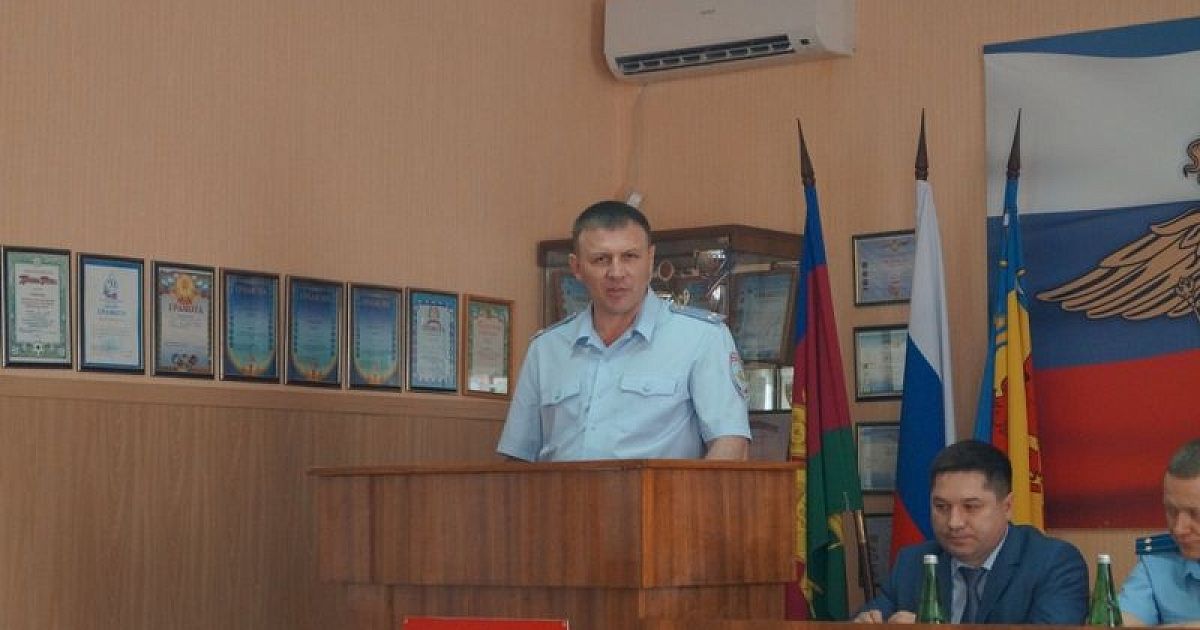 Департамент судей краснодарского края. Анищенко начальник полиции Новокубанск.