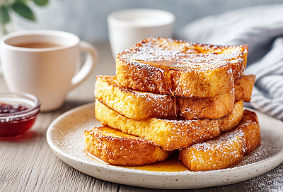 Французские тосты: нежные, ароматные и готовятся за 10 минут
