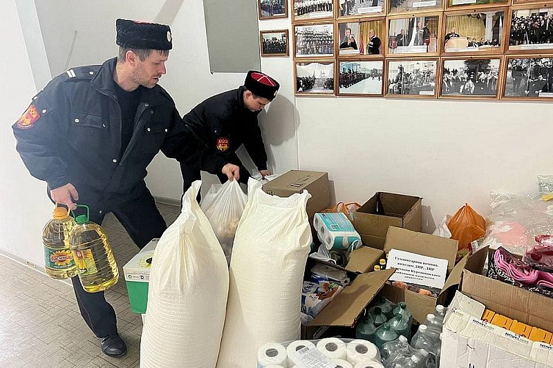 Кубанские казаки собрали более 20 тонн гуманитарной помощи для жителей ДНР и ЛНР