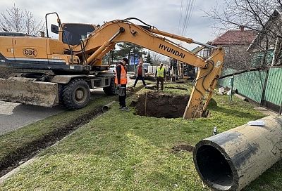 Магистральный водовод капитально ремонтируют в Горячем Ключе