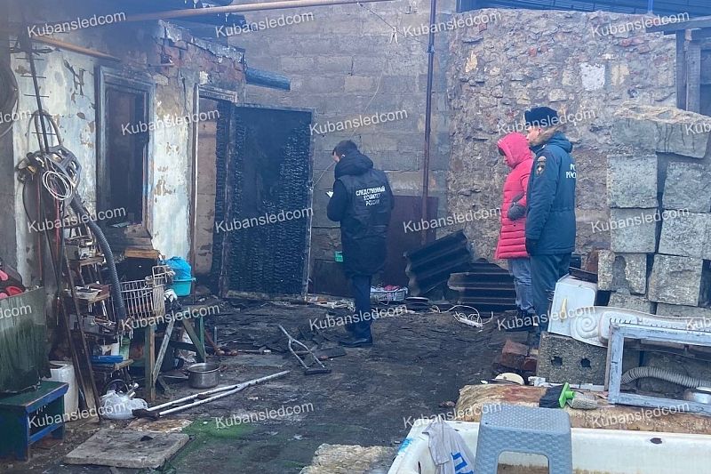 Жертвой пожара в Краснодарском крае 10 января стал еще один мужчина