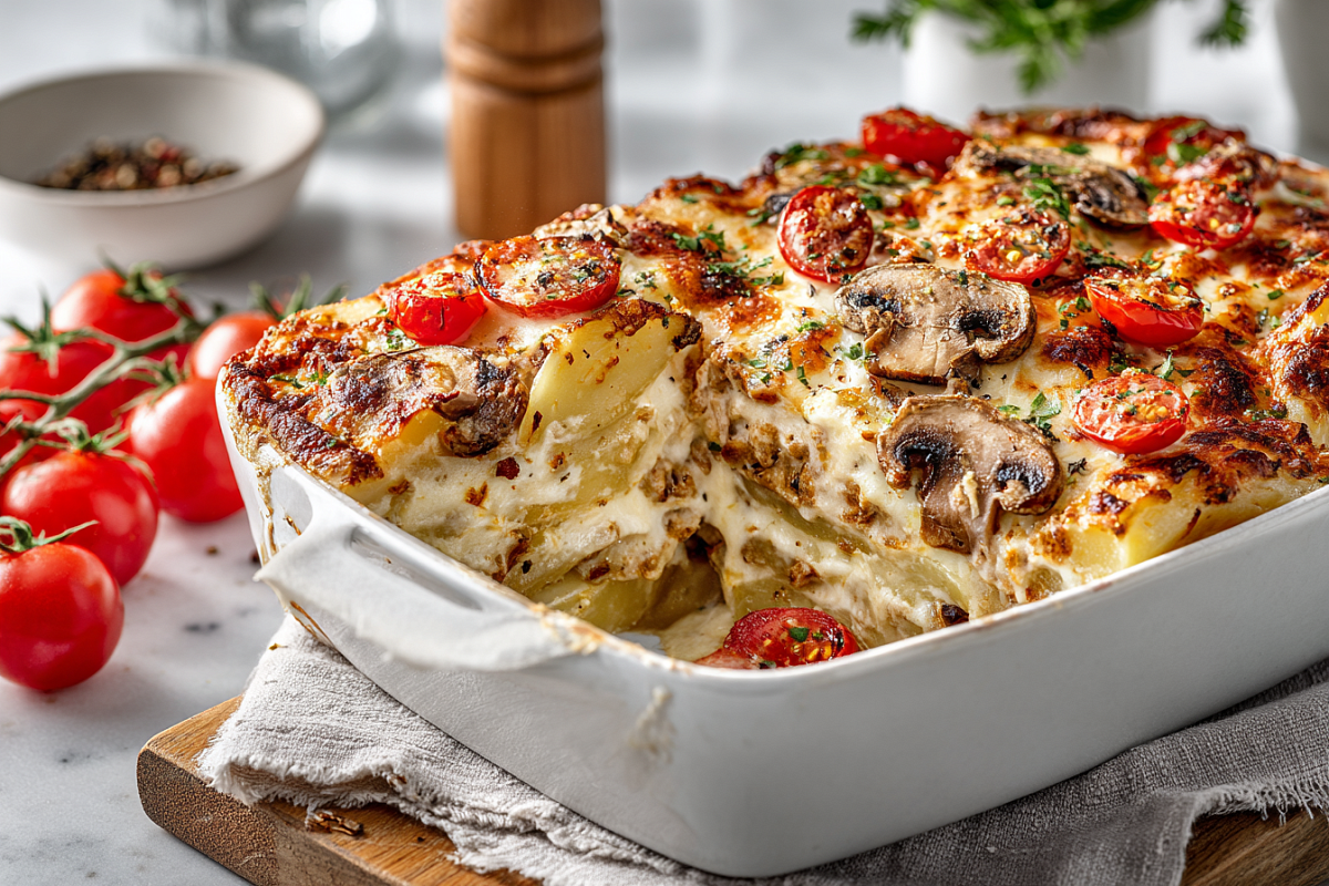 Курица с картошкой «Праздничная бомба»: просто нарезаем, заливаем сливками — через час на столе шедевр, который сметают за 5 минут