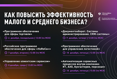 Предприниматели Краснодарского края купили более 900 лицензий на программное обеспечение в рамках нацпроекта «Цифровая экономика»