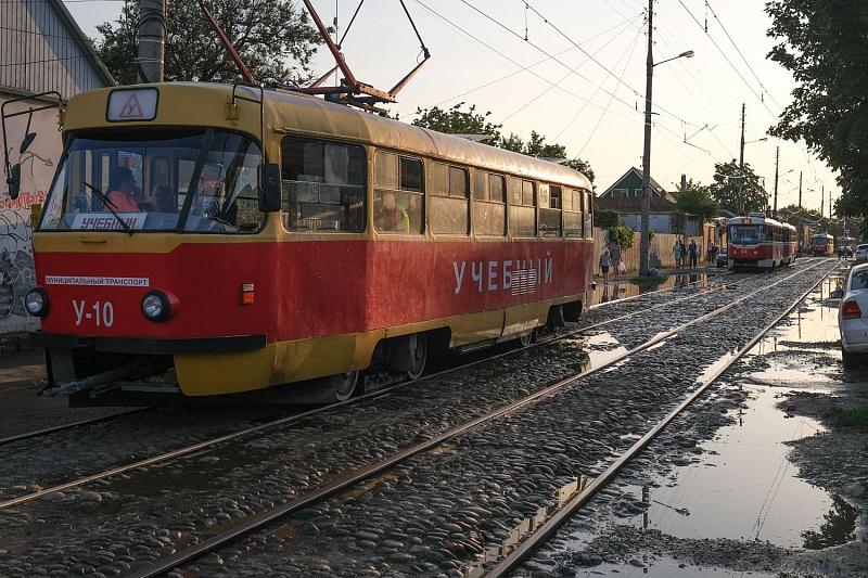 В Краснодаре движение трамваев после непогоды полностью восстановлено 