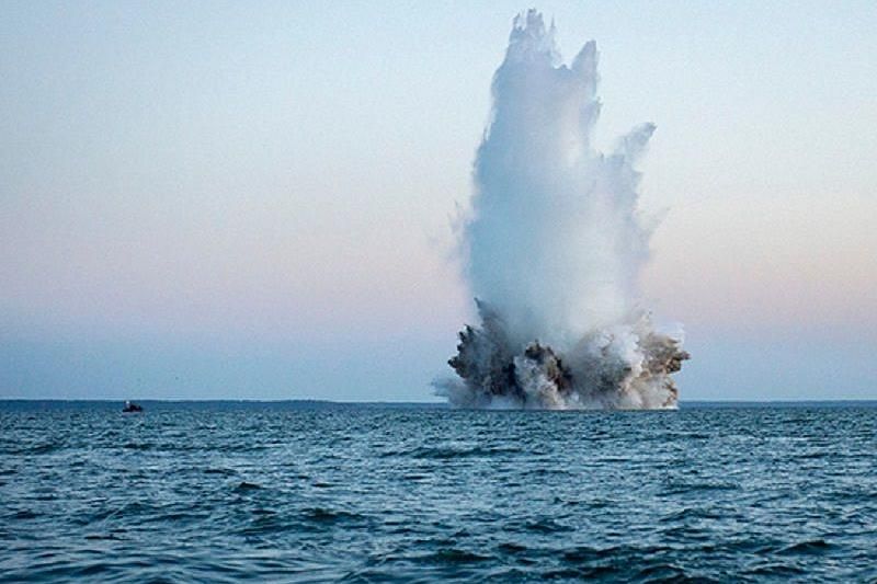 У побережья Геленджика саперы уничтожили 6 боеприпасов времен Великой Отечественной войны