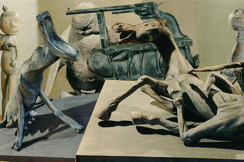 Валерий Пчелин (скульптура) "PRO ET CONTRA" 2002 г.