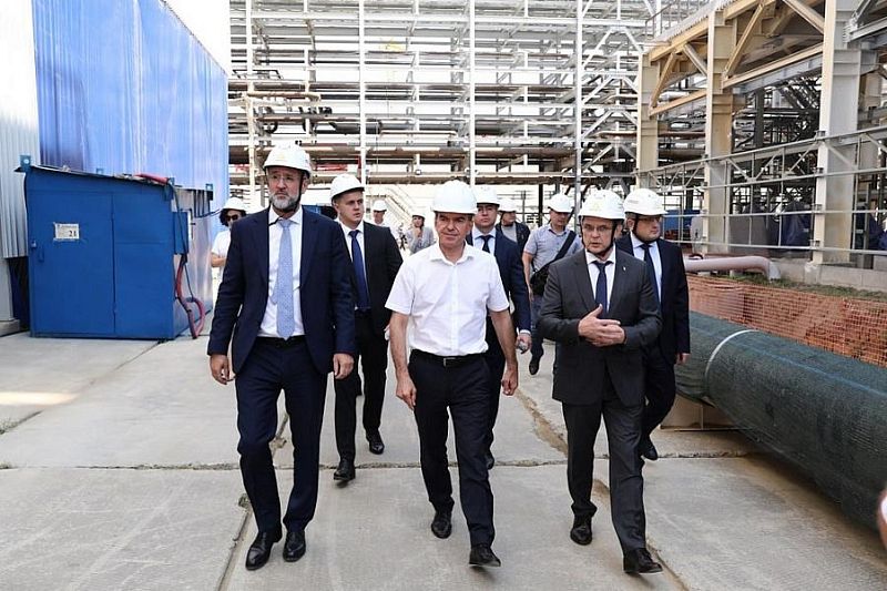Губернатор Кубани Вениамин Кондратьев посетил Афипский нефтеперерабатывающий завод