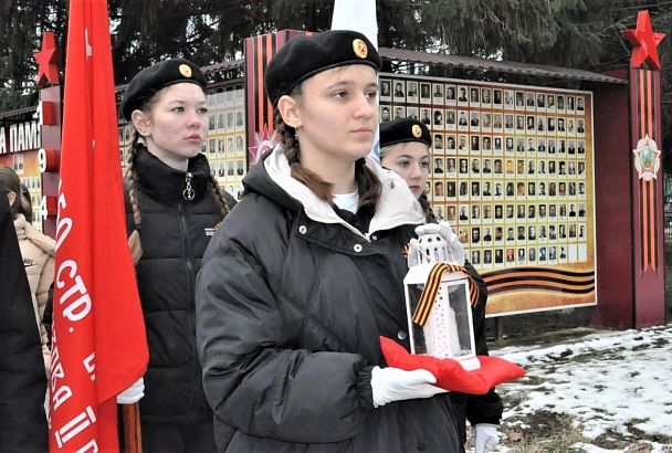 Православно-патриотическая эстафета «Свеча памяти» проходит в Краснодарском крае