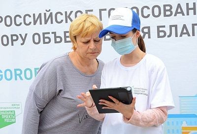 Около 1100 волонтеров Краснодарского края будут помогать в проведении Всероссийского голосования за объекты благоустройства