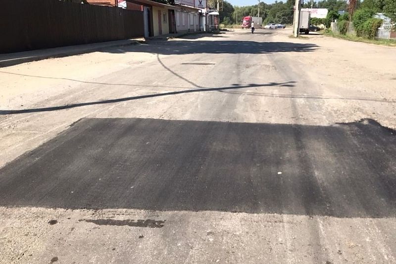 В Краснодаре за две недели текущий ремонт провели на 10 участках дорог