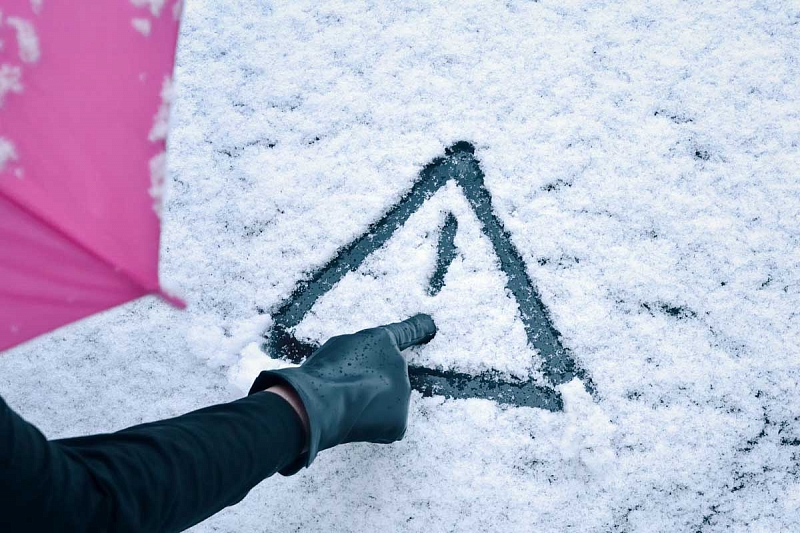 В Краснодарском крае 8 февраля ожидается снег и гололед
