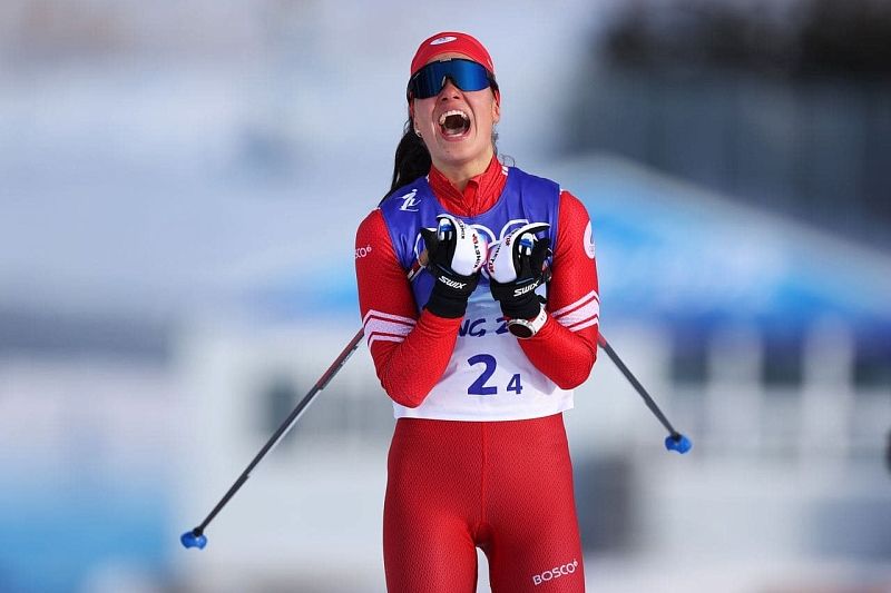 Российские лыжницы выиграли эстафету на Олимпиаде в Пекине