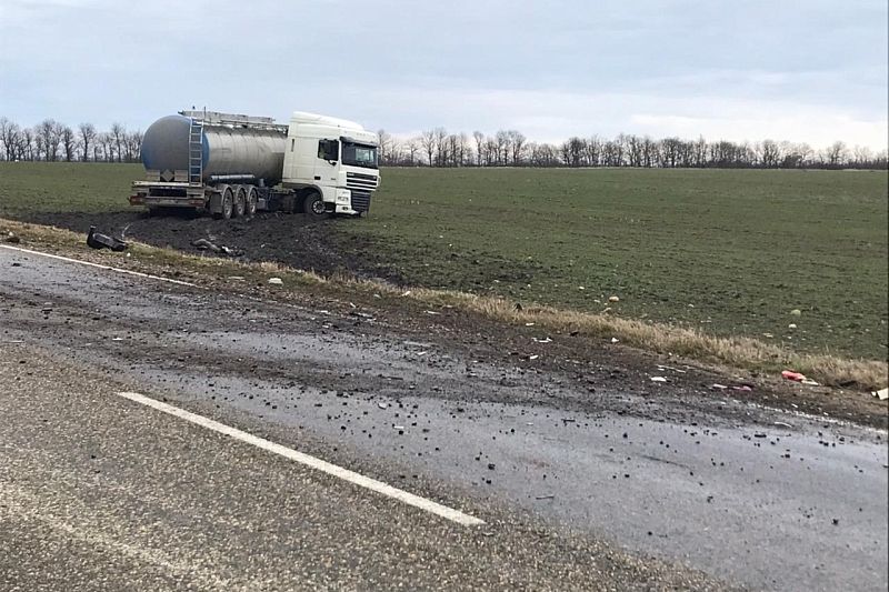 Женщина на Chevrolet погибла в ДТП с грузовиком в Белореченском районе