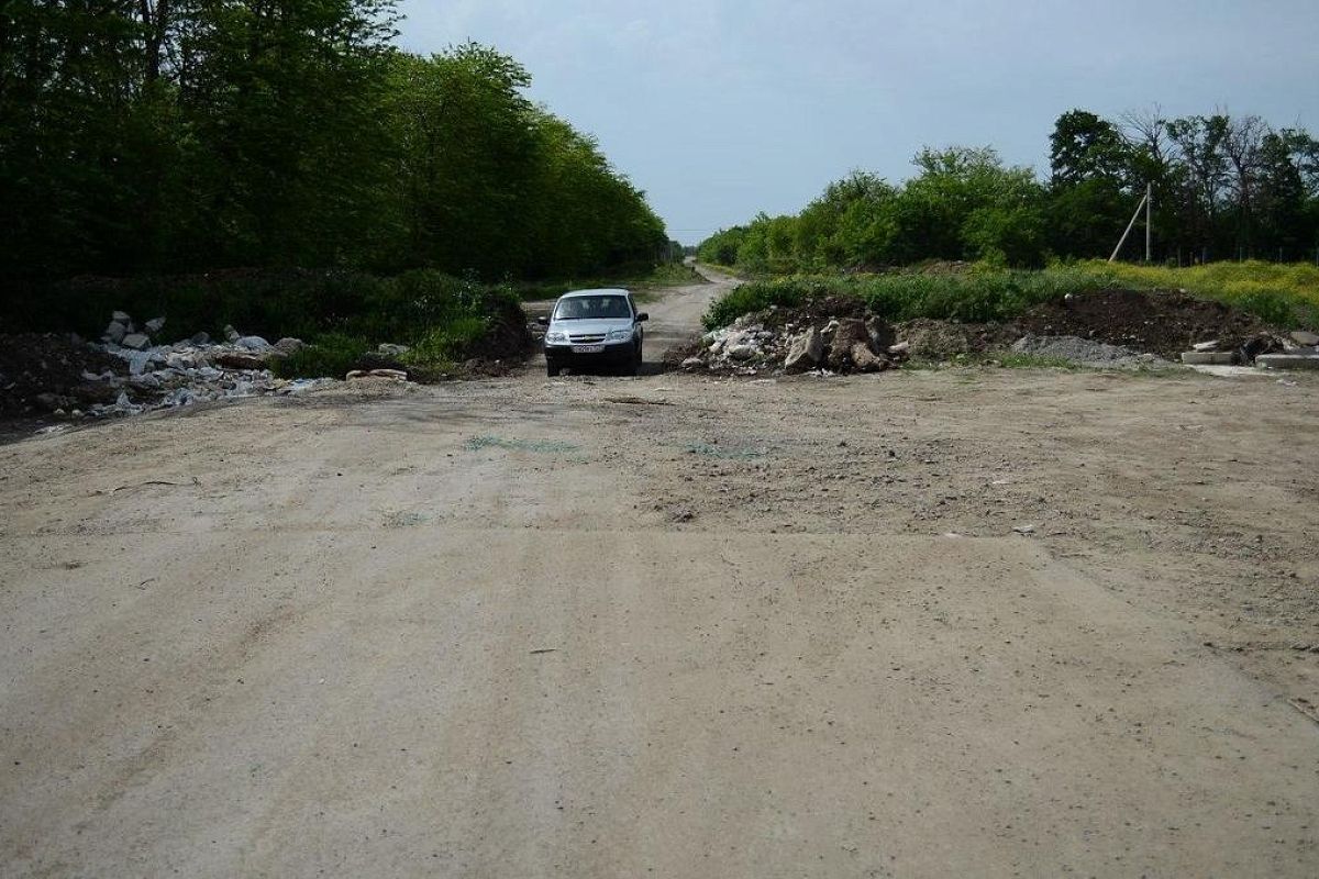 В Краснодаре запретят проезд по грунтовой дороге к хутору Копанскому