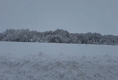 Движение транспорта ограничили на Шаумянском перевале в Туапсинском районе из-за сильного снега