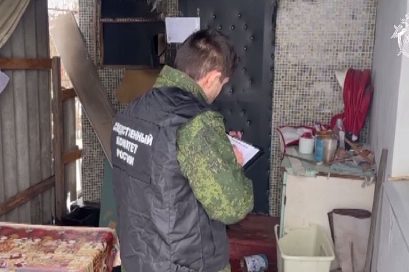 СК опубликовал видео с места пожара на Кубани, где погибли двое маленьких детей