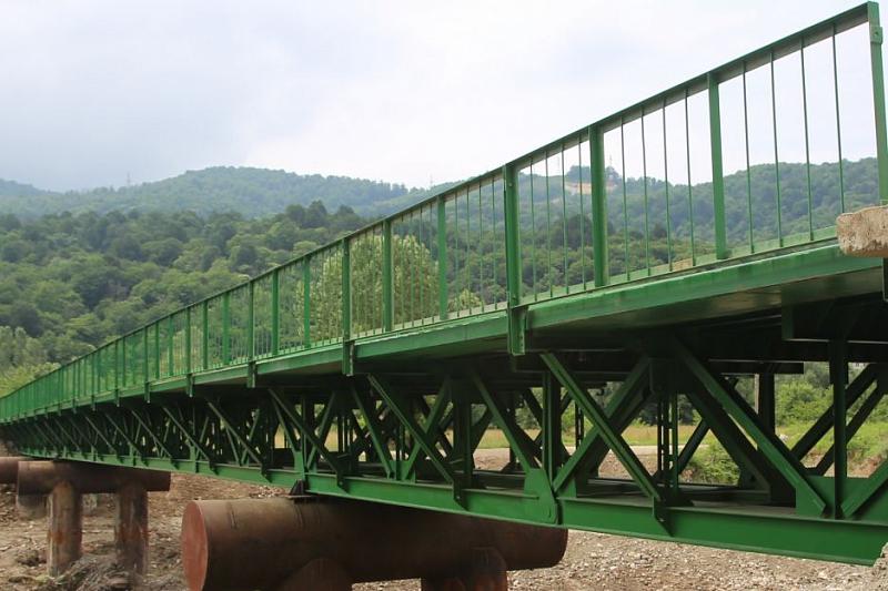 В Туапсинском районе завершили строительство нового моста