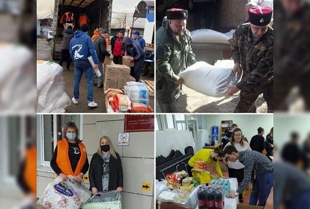 Губернатор Вениамин Кондратьев поблагодарил жителей Кубани за гуманитарную помощь для беженцев