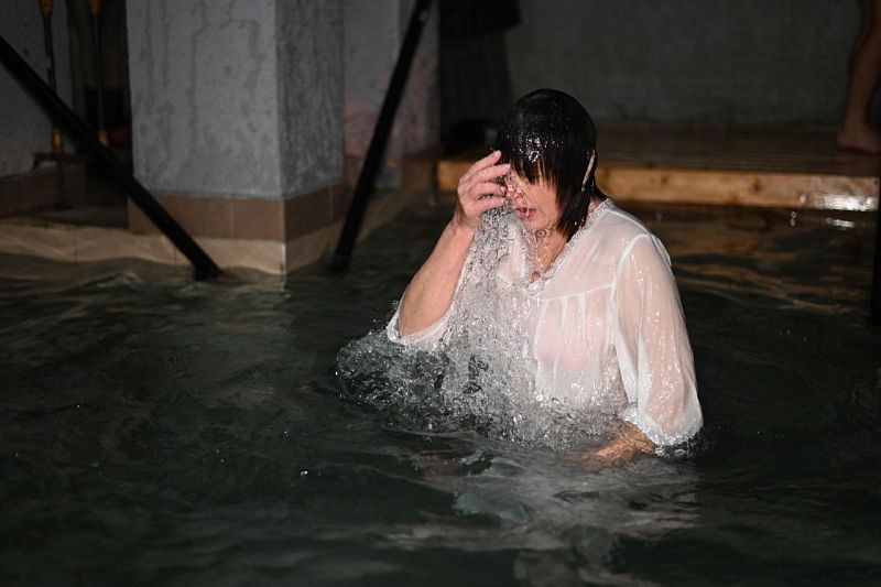 В Краснодарском крае проходят Крещенские купания